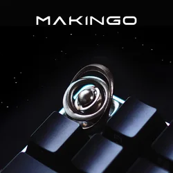 Star Track Artisan Keycap Custom Personalized Metal Keyboard Cap Original KeyCap for Mechanical Keyboard Accessories Cherry Mx