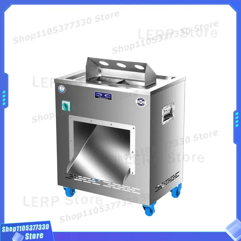 Ritosmart Electric Meat Slicer 304 Stainless Steel Vertical Frozen Food Cutter 0.5mm Thickness High Power Desktop Machine