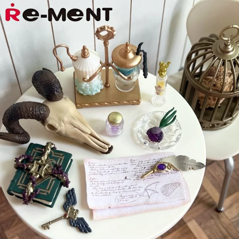 オリジナル リーメント 魔法学校シリーズ ブラインドボックス ミニチュアシーン 魔法の道具 部屋飾り カスタムギフト