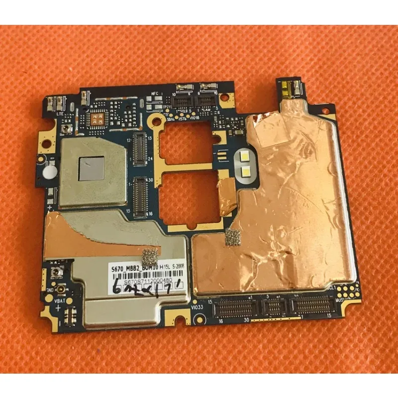Original Mainboard 6G RAM+128G ROM Motherboard For DOOGEE Mix 2 Helio P25 Octa Core 5.99'' FHD