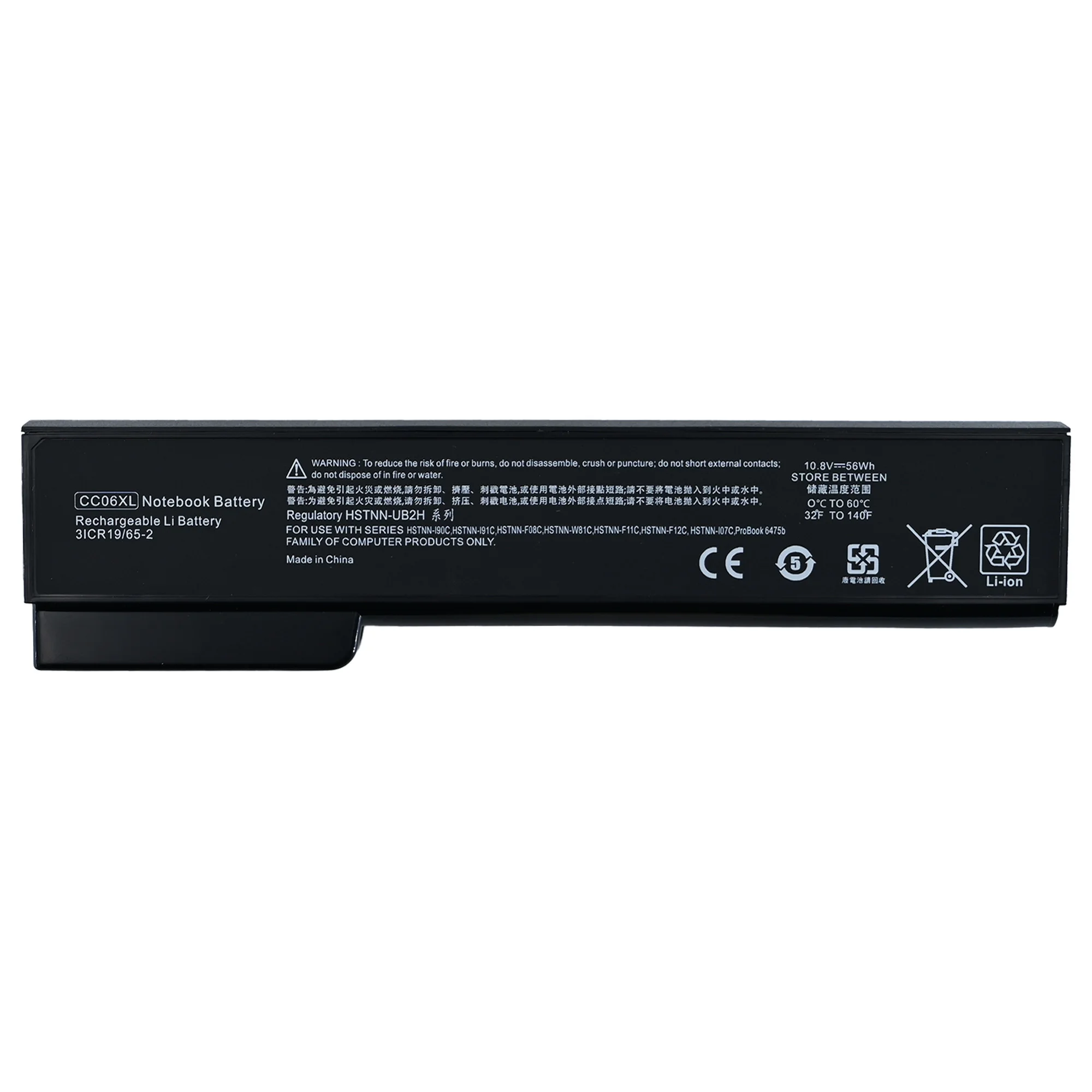 CC06XL Laptop Battery For HP EliteBook 6360b 6460b 6560b 6470b 6570b 8460p 8460w ProBook 6470p 10.8V 56Wh CA06 CA06XL 2 sold