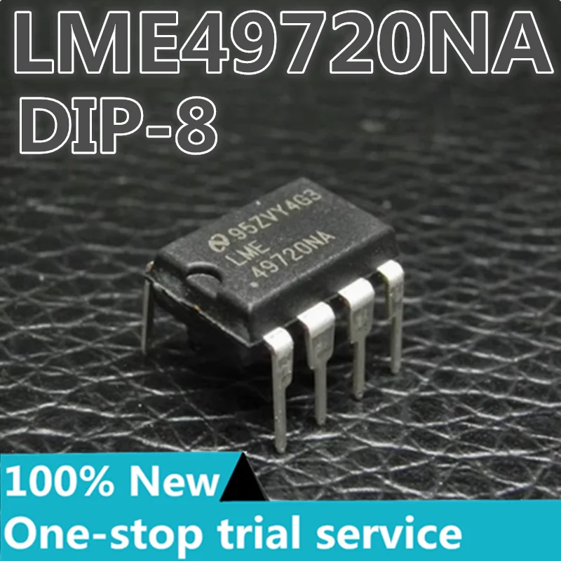 2-100pcs %New LME49720NA 49720NA DIP8 audio fever dual op amp chip