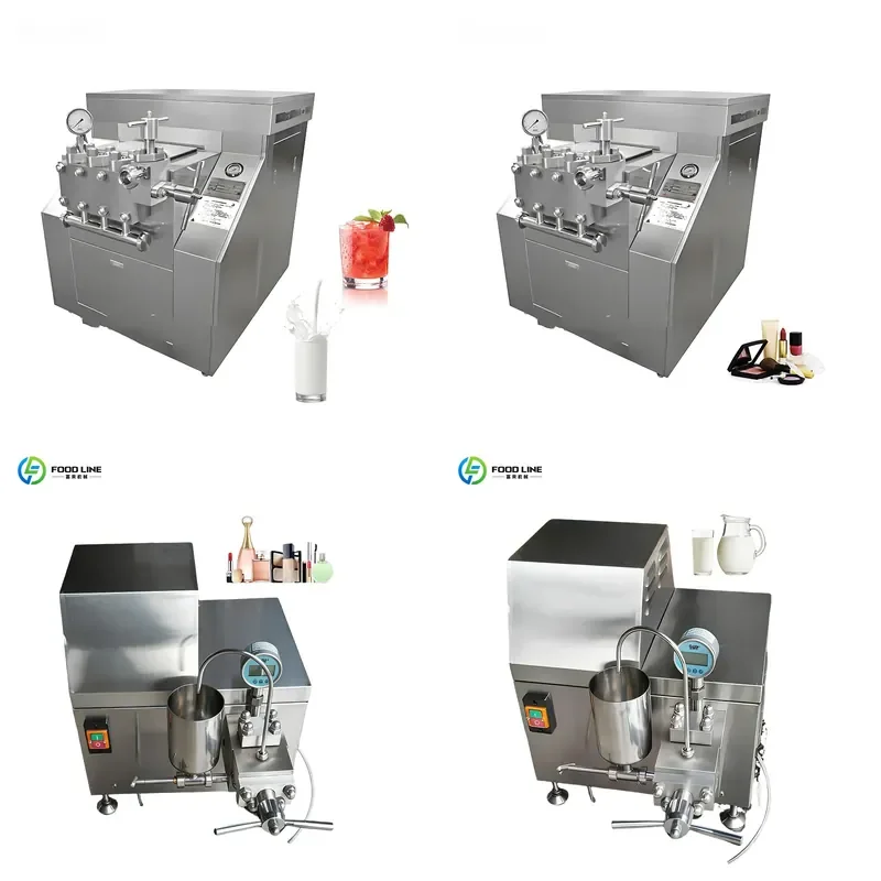 for High Pressure Almond Milk Homogenizer Anti Laminar Flow Beverage Equipment
