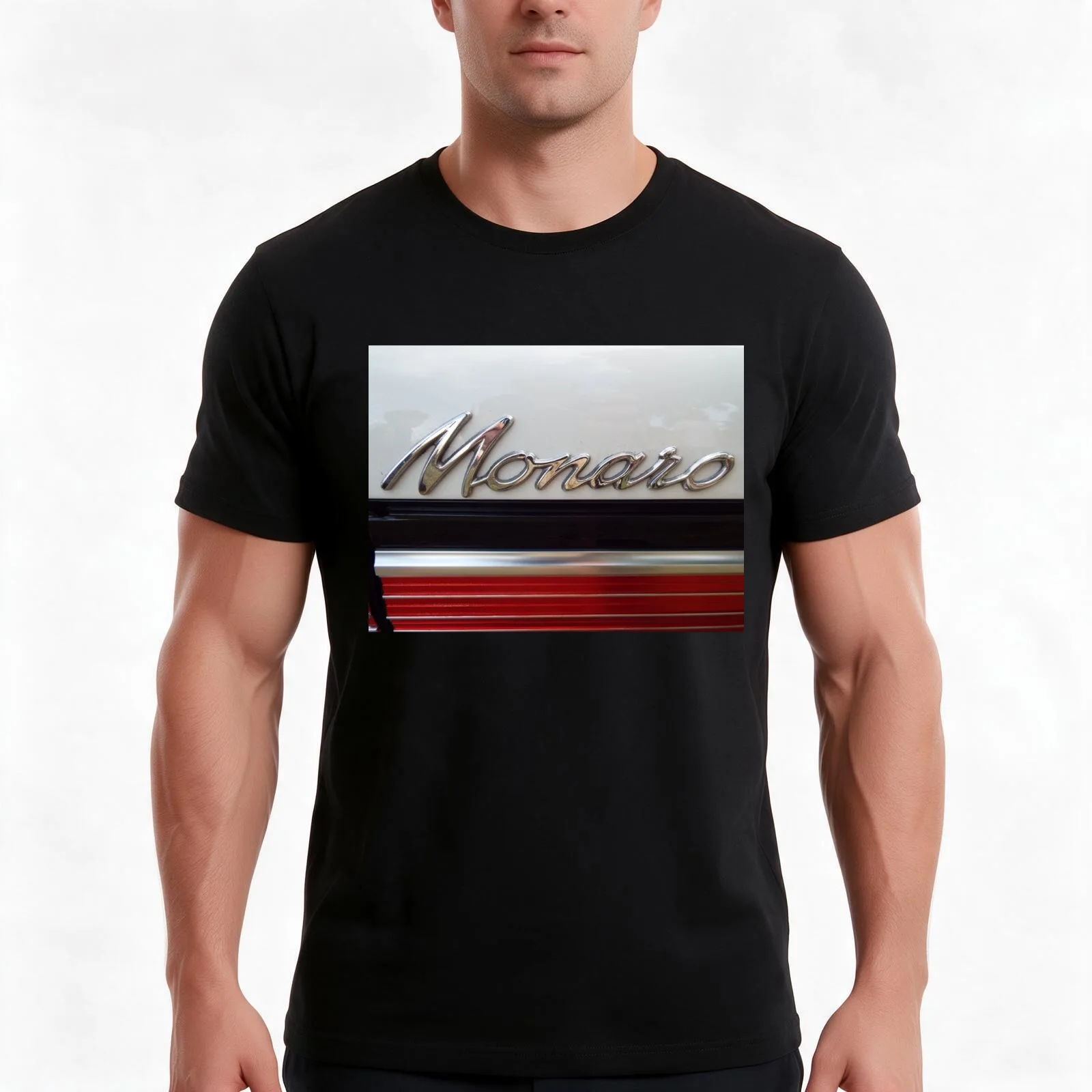 Holden Monaro T-Shirt, Summer Casual Cotton Tee, Oversized Streetwear Tops, Vintage Graphic Print, Loose Fit Short Sleeve