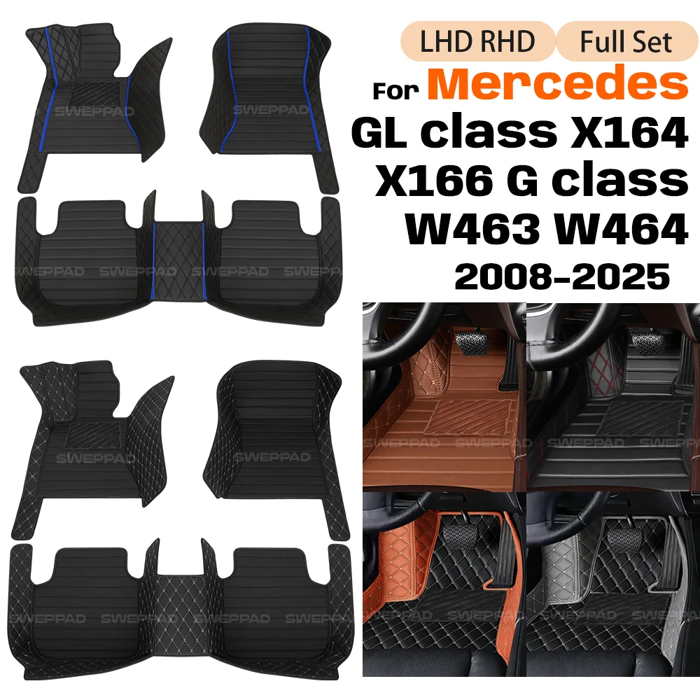 

Для Mercedes Benz GL class X164 X166 G class W463 W464 2008-2025 пользовательские автомобильные коврики автомобильный ковер чехол интерьер