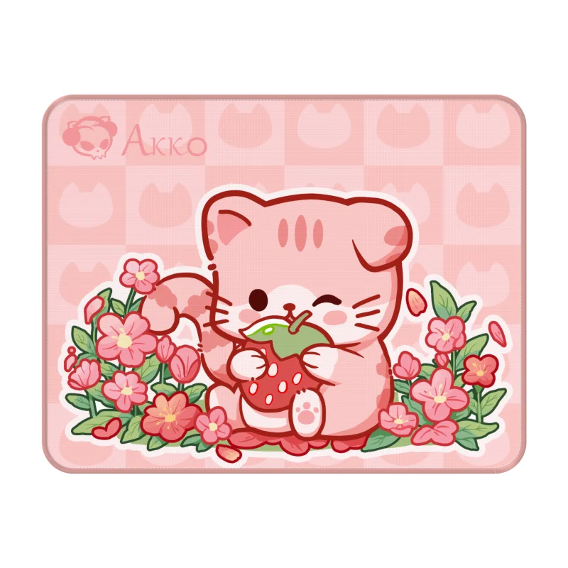 Akko Schattige Kat/Capibara Thema Muismat 36X28Cm Cartoon Esports Spel Toetsenbord Muizen Pad Kawaii Anti-Slip Vergrendeling Rand Bureau Pad