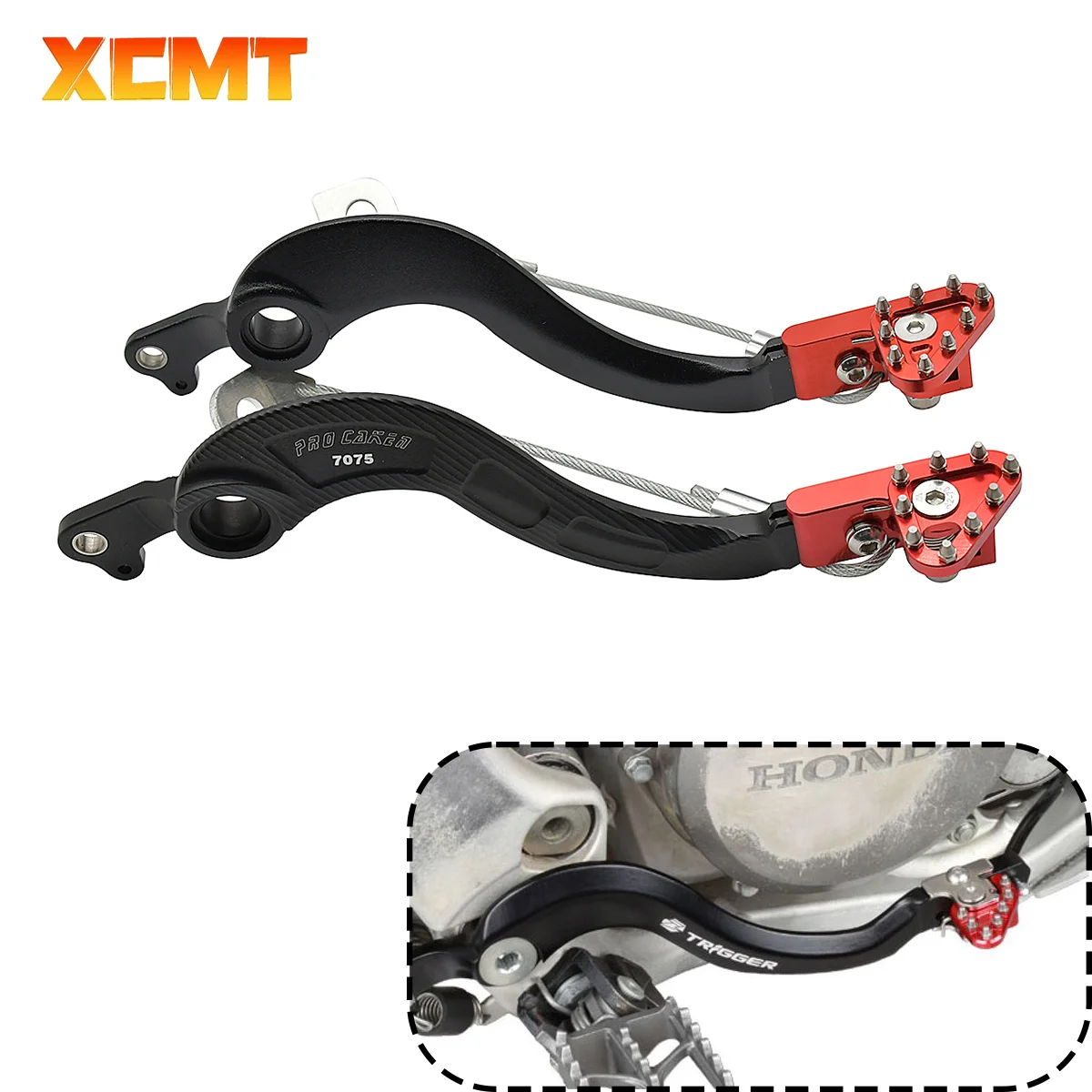 

CNC Aluminum Rear Brake Pedal Lever For Honda CRF250R CRF450R CRF450RX CRF 250R 450R 450RX 250 450 R RX 2002-2020 Motorcycle