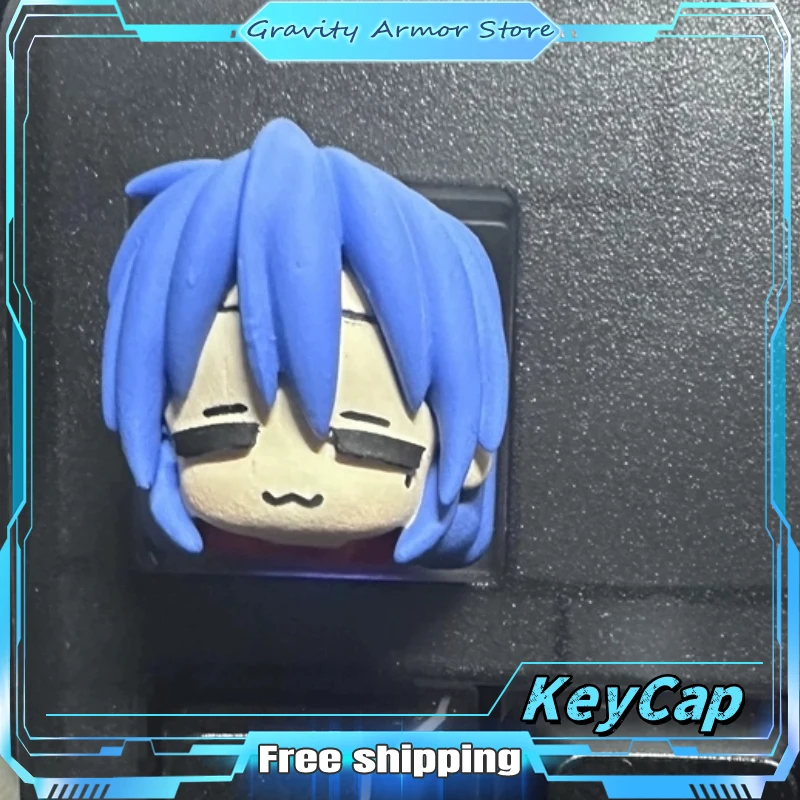 

Anime Lucky Star Konata Izumi Cherry R4 Profile Mechanical Keyboard Keycap Cute Cartoon Custom Game Key Caps Collectible Gifts