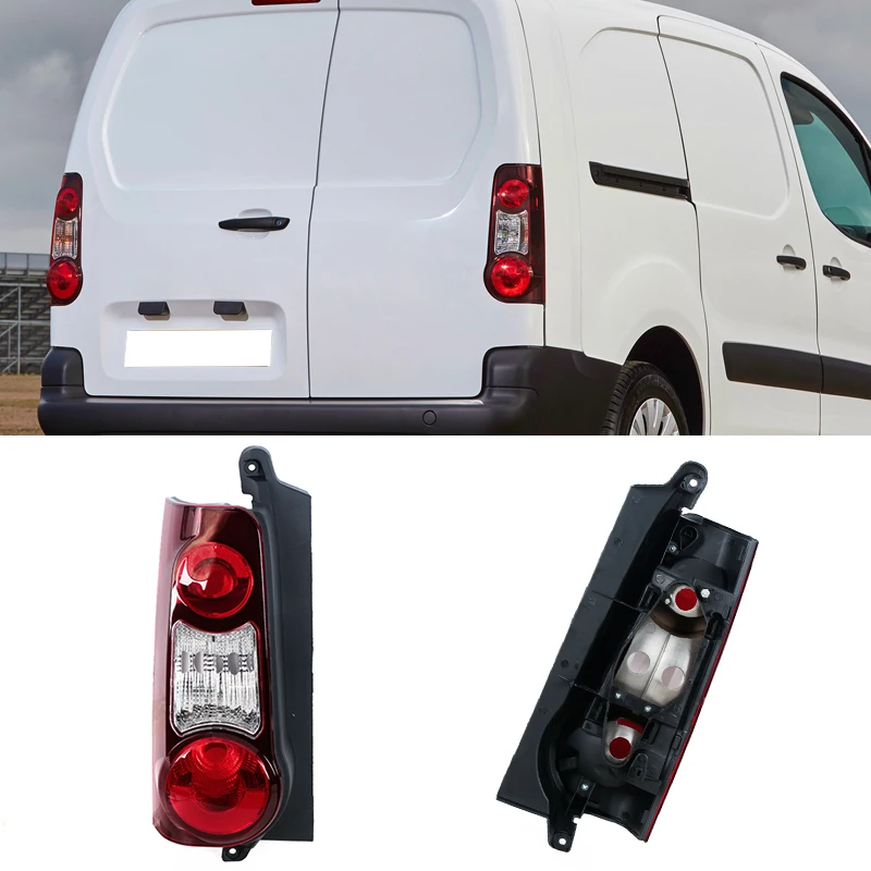 

Автомобильный дымчатый красный задний фонарь для Peugeot Partner 2008-2011/Citroen Berlingo 2012-2019, фонарь дальнего света, указатели поворота, стоп-сигнал без лампы