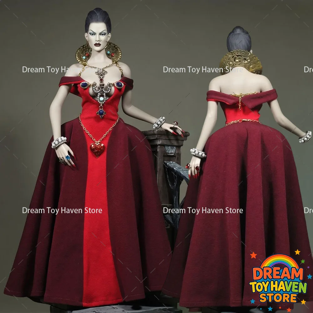 

1/6 Female's Soldier Dress Vintage Vampire Countess Party Dress‌ Accessory Fit 12Inch TBL PH Action Figure Model Dolls