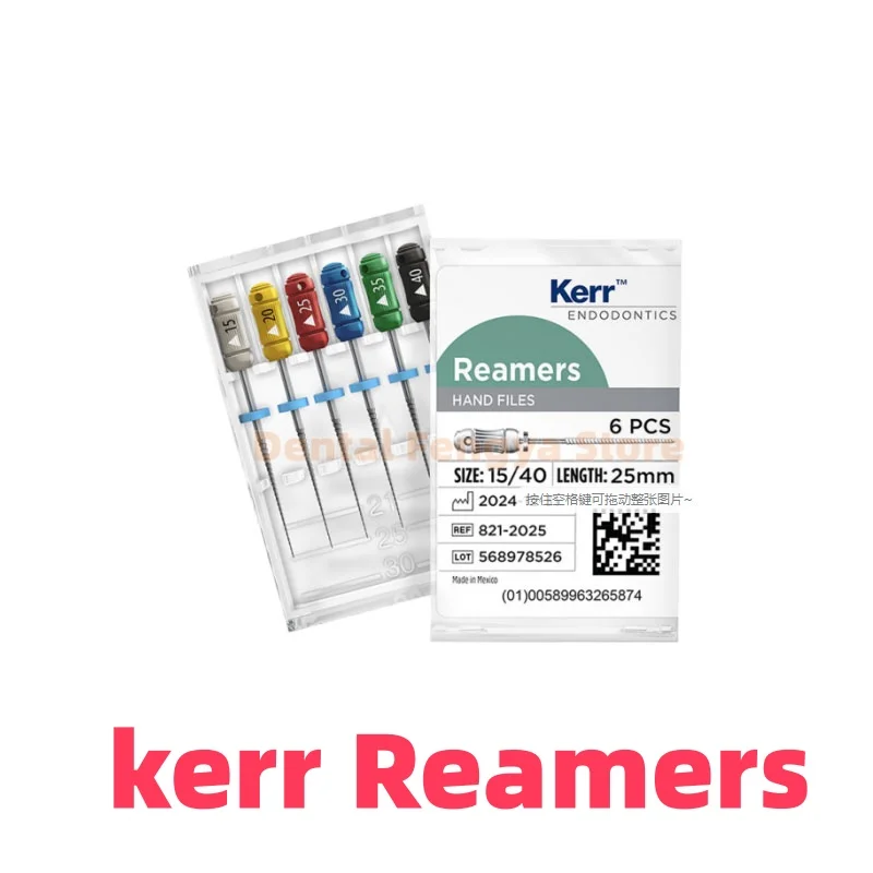 3 Box/Lot Kerr SybronEndo Reamers Hand Files Expansion Needle R File Stainless Steel Kerr Root Canal Files Dentist Materials