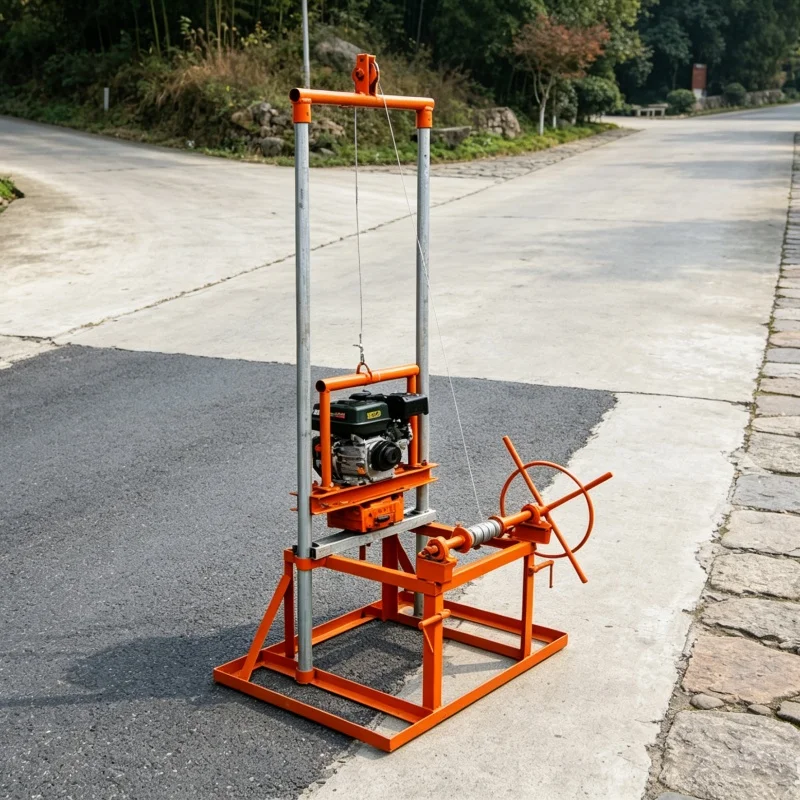 Customized Water Well Drilling Rig, Well Boring Machine, New Compact Drilling Equipment, Portable Water Well Drilling Machine view 3