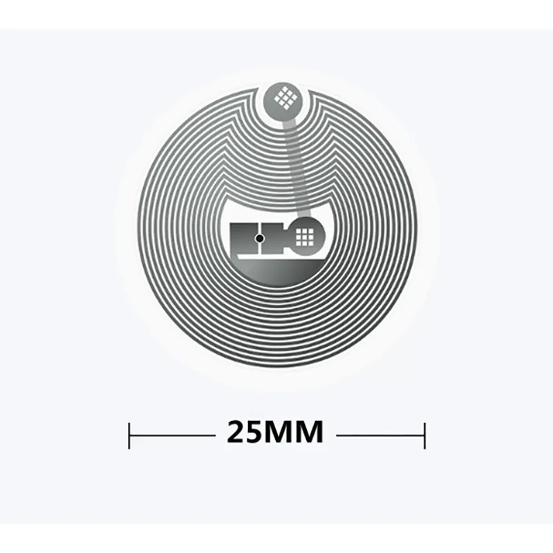 GEN2 CUID Android App MCT Modify Block 0 Changeable Rewritable 25mm Sticker 13.56MHZ 1K S50 Tags 14443A NFC Copy Clone Label