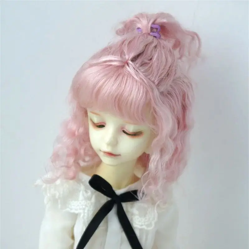 

Size 5-6inch to 10-11inch Upstyle BJD Mohair Wig For 1/8 1/6 1/4 1/3 OB11 YOSD MSD SD Blythes Doll Hair Wholesale Accessories