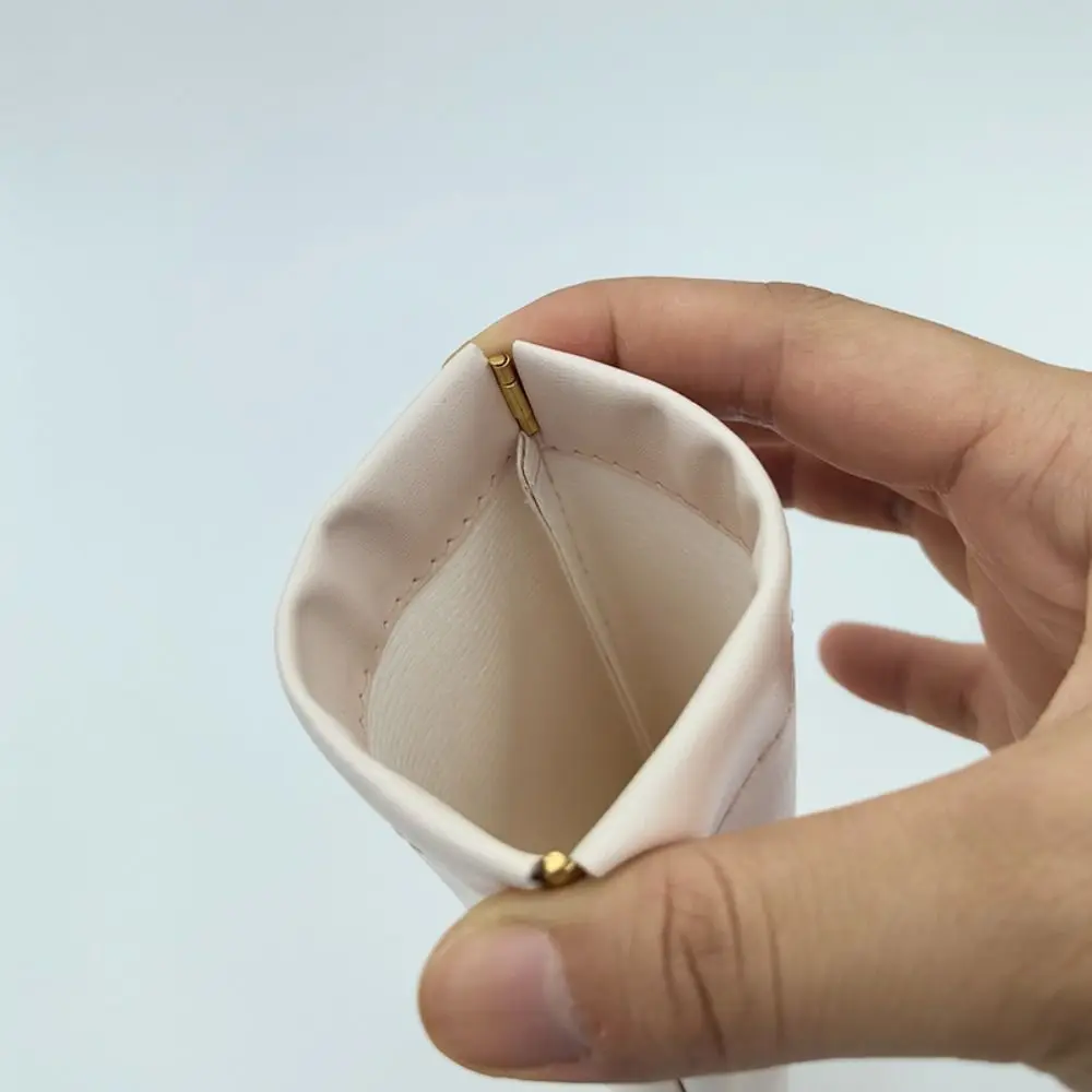 Модная простая косметичка для губной помады, портативная мини-сумка для ювелирных изделий, дорожная сумка для хранения из искусственной кожи для женщин и девочек