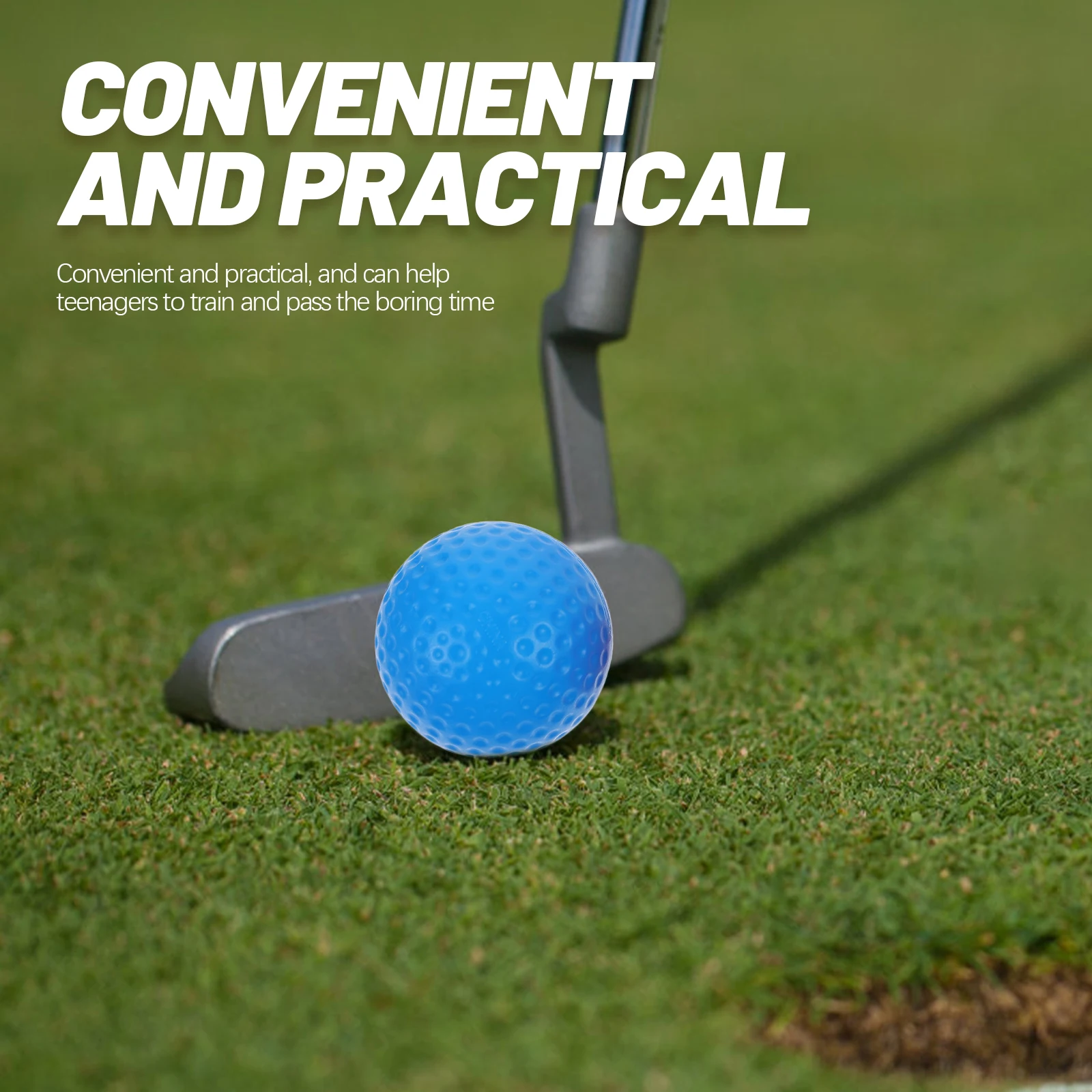 

16Pcs Golf Practice Hollow Balls Lightweight Durable Training Balls for Adults Teenagers and Golf Enthusiasts Practicing Ball