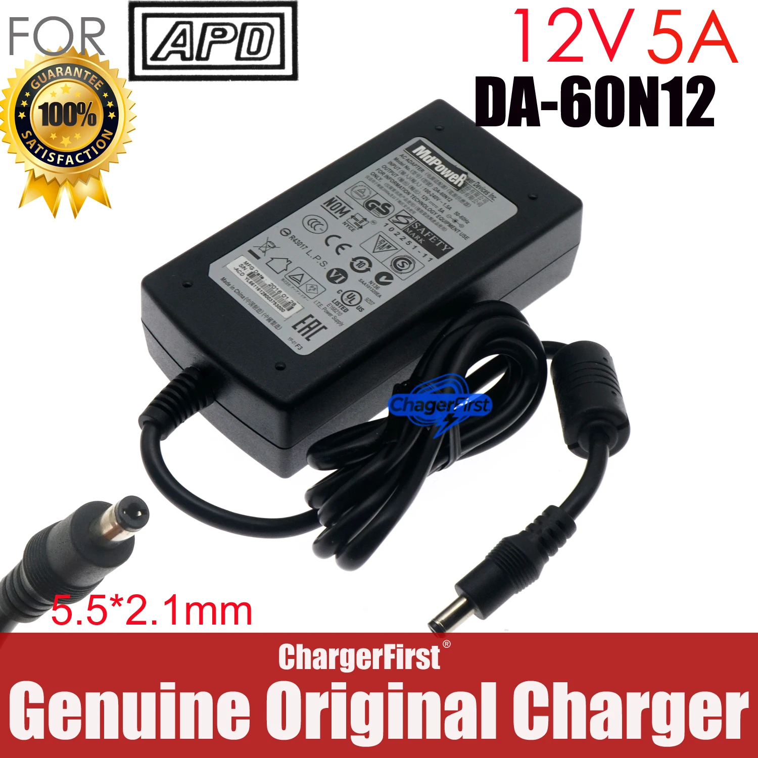 APD DA-60M12 for CISCO LINKSYS AC ADAPTER Charger AC5400 EA9500 SMART WIFI Power Supply 12V 5A 60W 5.5*2.1mm Tip