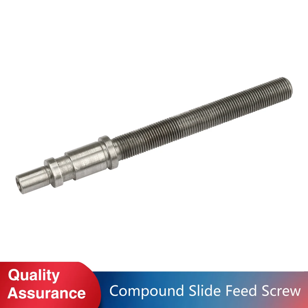 

Compound Slide Feed Screw SC2-080&C3&C2-114 Metric Mini Lathe Accessories