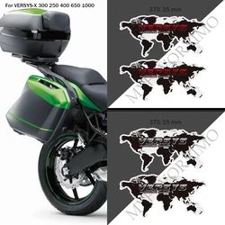 For Kawasaki VERSYS 300-X 400 650 1000 VERSYS-X 250 Motorcycle Tank Pad Gas Fuel Oil Kit Knee luggage Stickers protector