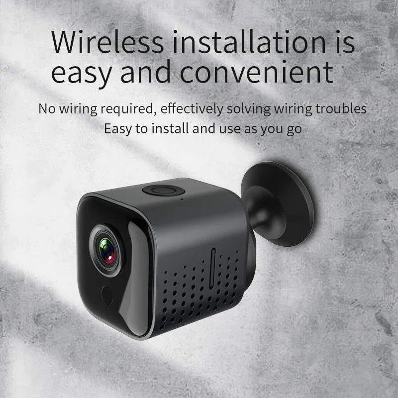 HD Mini Wireless WiFi Infrared Night Camera Home Indoor Wireless Remote Monitoring Camera Remote Network Portable Security Camer