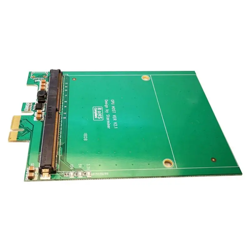 AY14 -PCI-E To MXM3.0 Graphics Card Riser Card PCI Express X1 To MXM3.0 Adapter Converter Board With LED For BTC Miner Mining