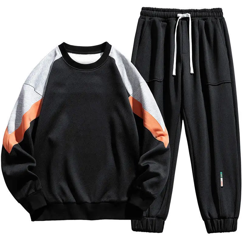 Tracksuits Men Sets Hoodies Pants Casual Youth Outdoor Round Neck Jogging Suits for Man Spring Autumn Students Fashion Clothes