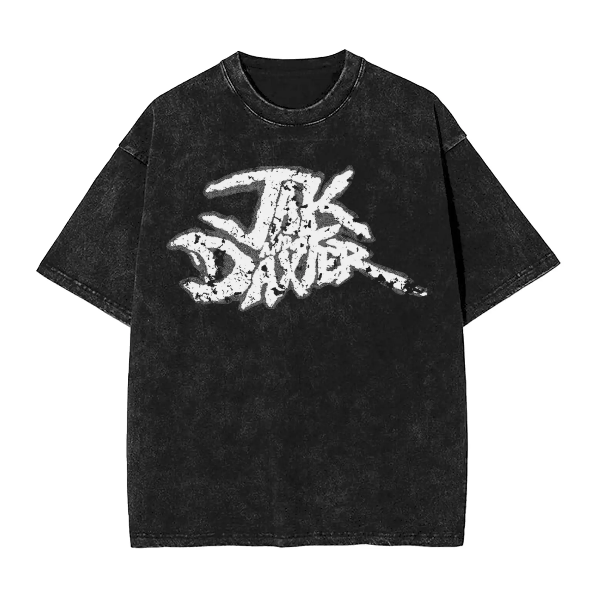 Washed T Shirt Jak and Daxter Hip Hop Novelty T-Shirt Oversize  Streetwear 100% Cotton Graphic Printed Tops Tee Shirt Men Women