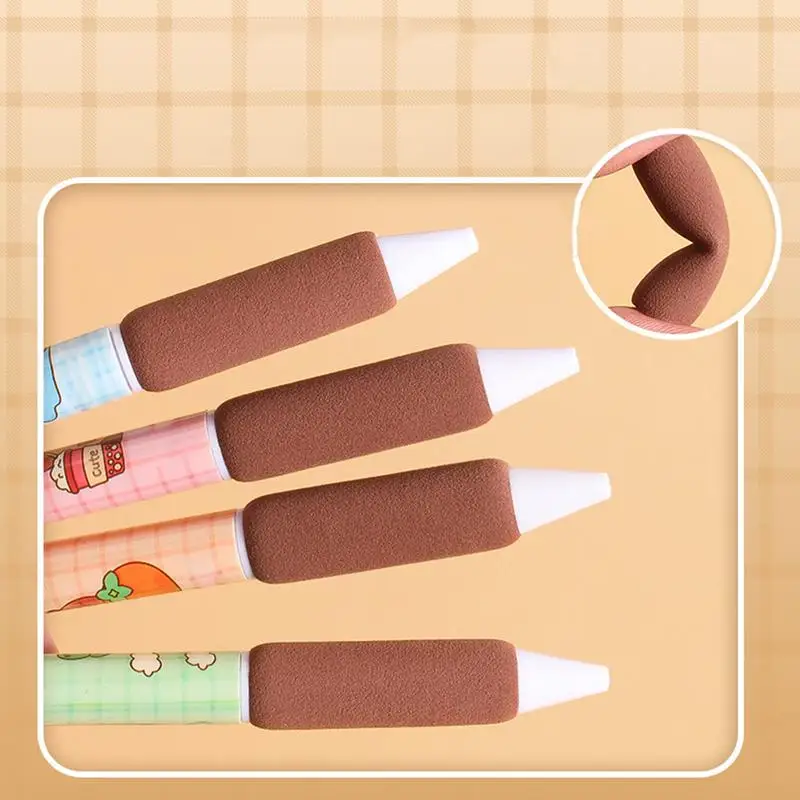Ensemble de stylos à encre gel pour la journalisation, AdTosAnimals Shape, pointe fine, rétractable, étudiants et adultes, mignons, 0.5mm, 0.5mm, 4 pièces