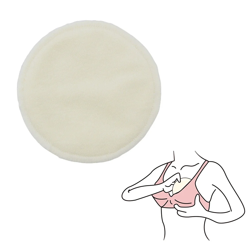 8 шт. бамбуковые подушечки для кормления моющиеся многоразовые герметичные антибактериальные для чувствительной кожи дневного и ночного использования удобная посадка