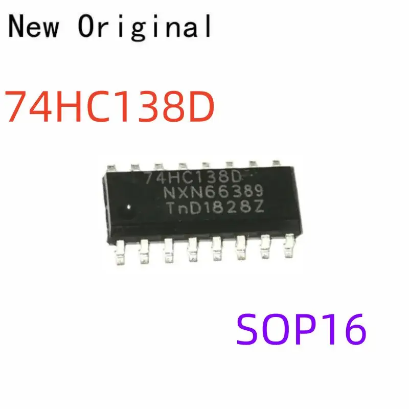 

74Hc138D Sop16 New and Original 3-to-8 Line Decoder/Demultiplexer; Inverting