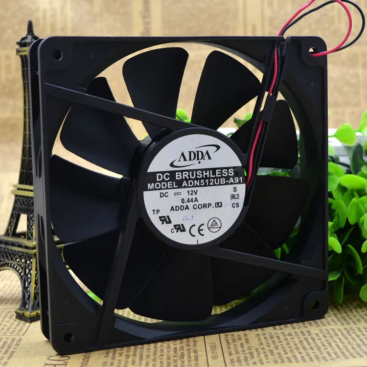 Adda 13525 ADN512UB-A91 135*135 * 25mm Mm 12V Double Ball Cooling Fan