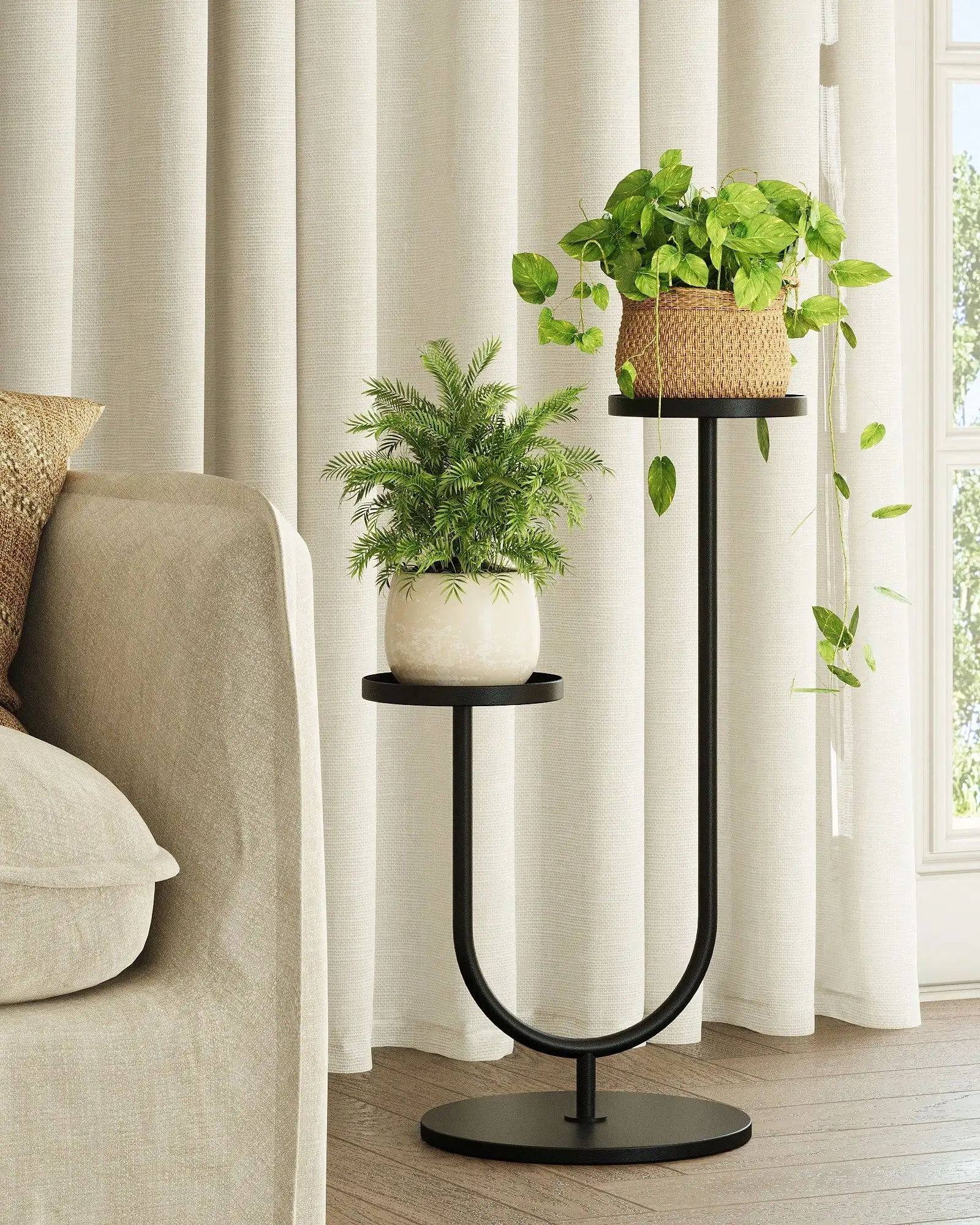 Indoor Plants - Soporte alto para plantas, diseño moderno