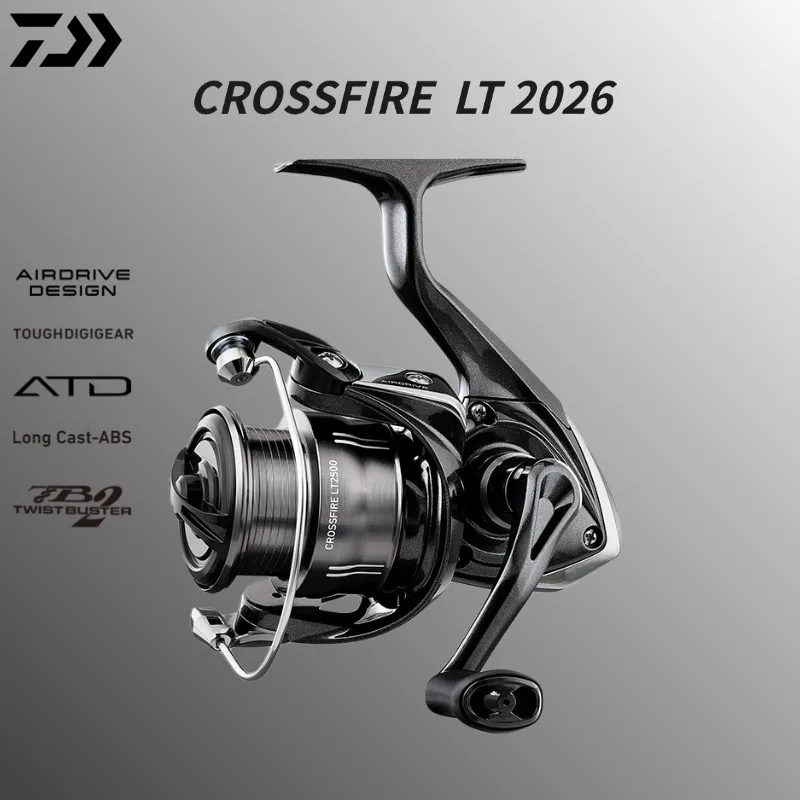 DAIWA CROSSFIRE LT 2026 Spinning Fishing Reels1000 1000-XH 2000