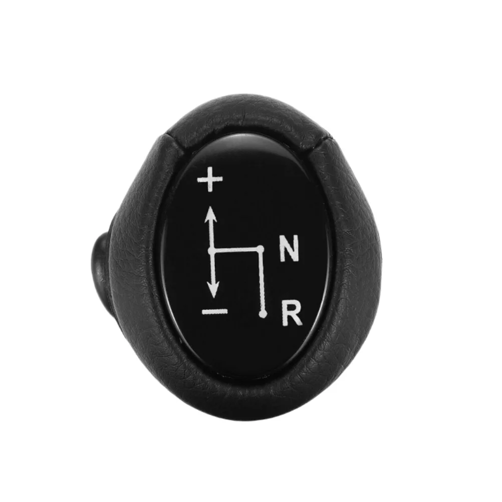 Auto Parts Leather Black Automatic Gear Shift Knob Lever Shifter For Smart Fortwo Cabrio Coupe Roadster 450 451 City-Coupe 450