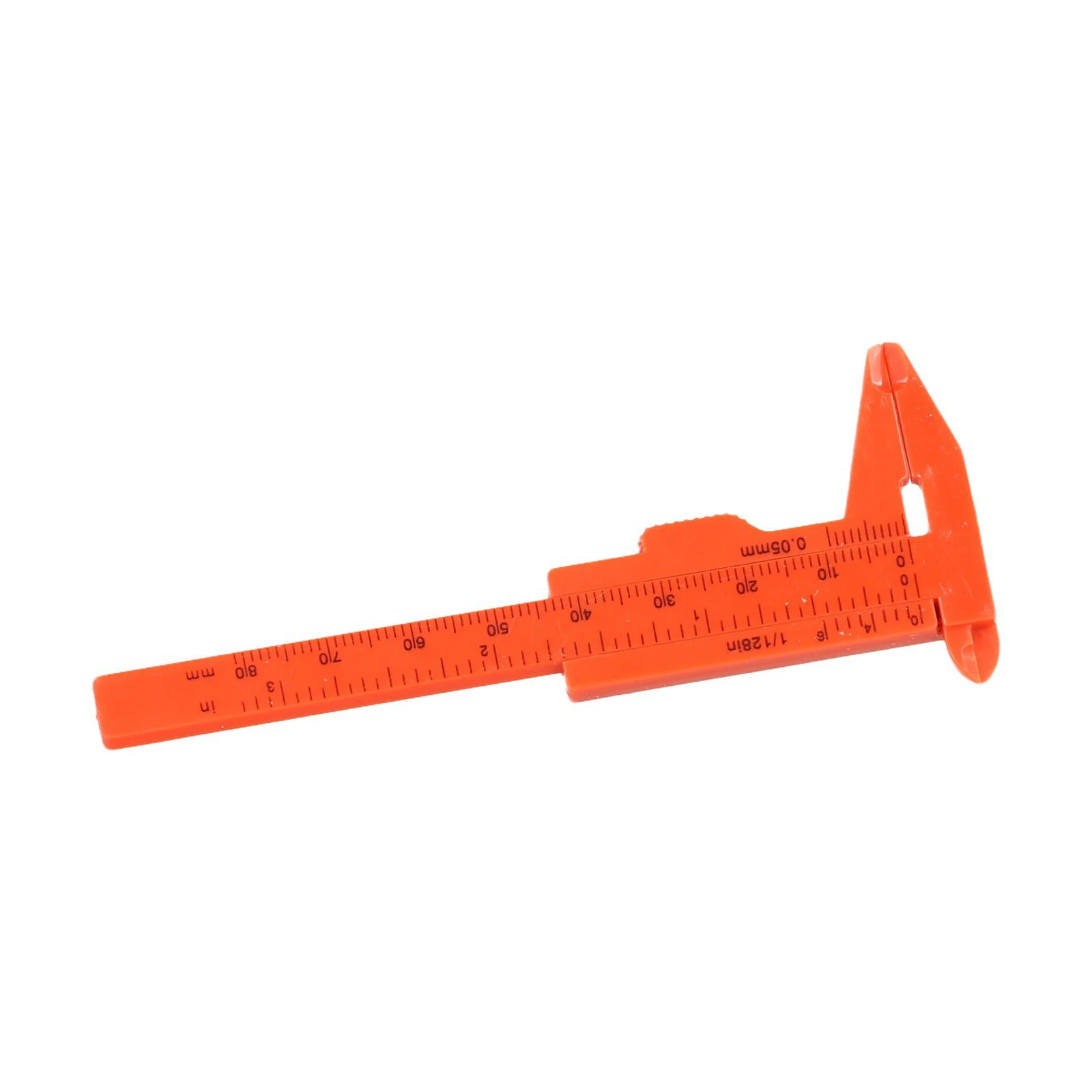 Portable Mini Plastic Sliding Vernier Caliper 0-80mm Double Scale Gauge Student Ruler Measure Tool Small Objects Creative Parts
