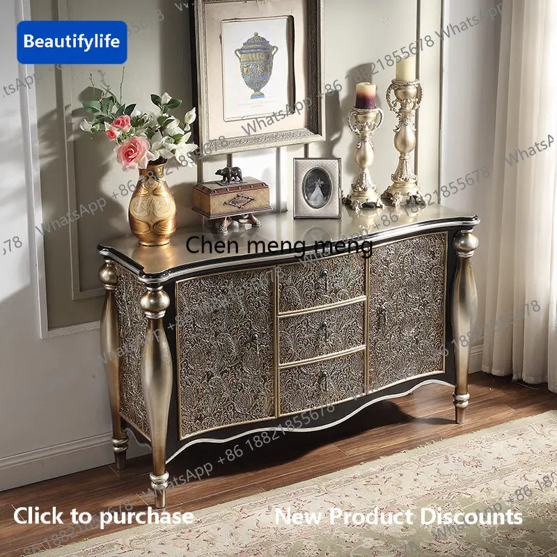 

A56 Light luxury sideboard, wine cabinet, simple entrance cabinet, living room partition cabinet, home European style