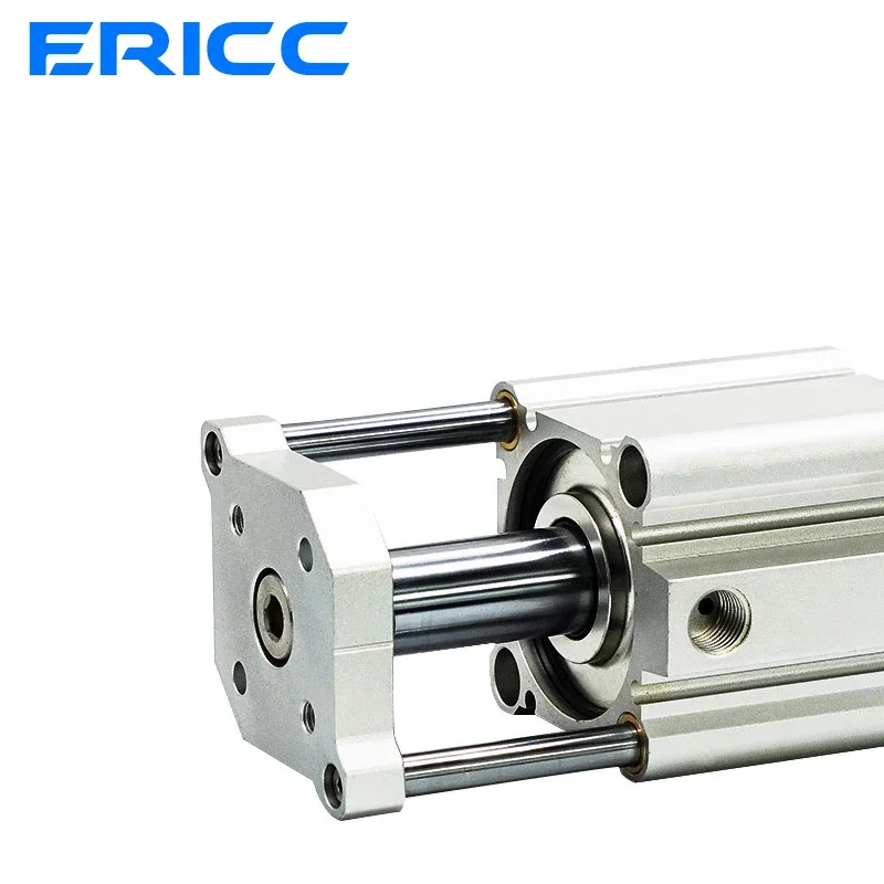 Air cylinder CQMB bore 20 Double Acting compact pneumatic rod guide cylinderstroke 5/10/15/20/25/30/35/40/45/50mm