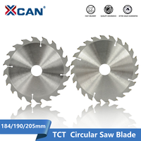 XCAN Circular Saw Blade Carbide Tipped Saw Blade For Wood Cutting TCT  Wood Cutting Disc Woodworking Tools 184 190 205mm