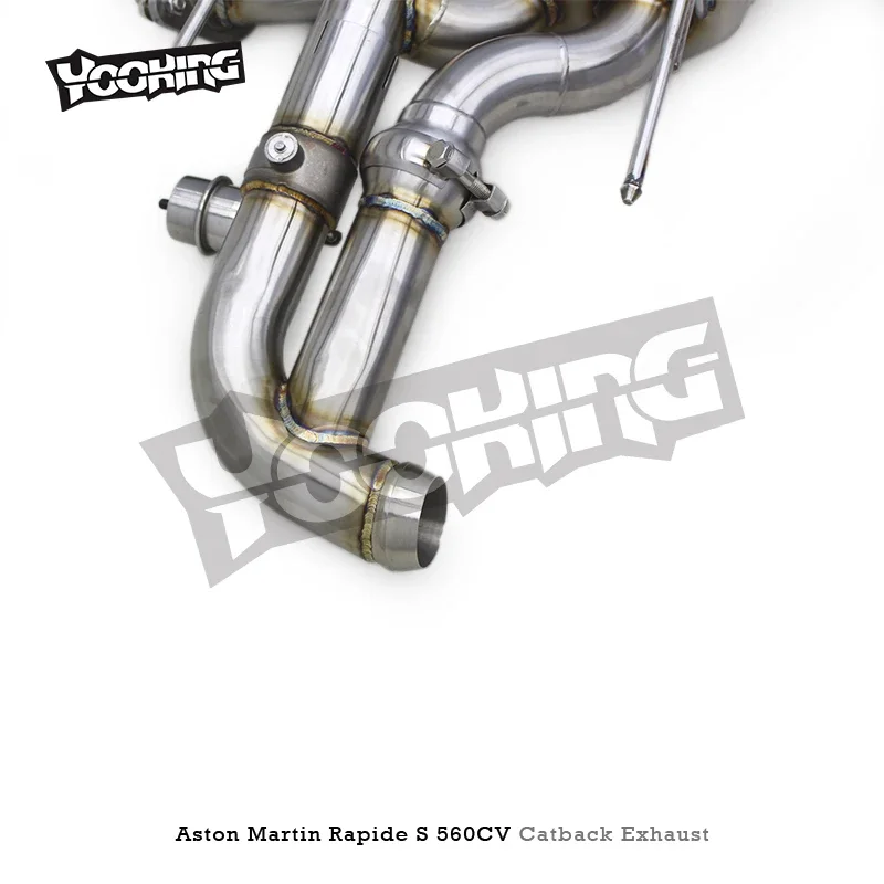 Aangepaste Kwaliteit As Uitlaat voor Aston Martin Rapide S 560CV 2013-2018 Rvs Auto Ventield Uitlaatsysteem