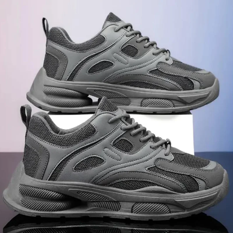 

Мужские технические новые сетчатые Модные Ретро Повседневные Удобные кроссовки на шнуровке мужские спортивные кроссовки