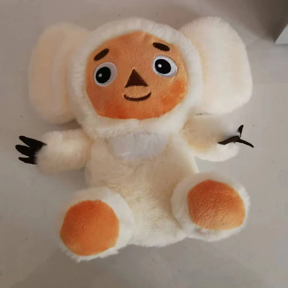 New Cheburashka Plush Toy Big Eyes Monkey 20CM Doll Russia Anime Baby Kid Kwaii Sleep Appease Doll Toys For Children Gifts