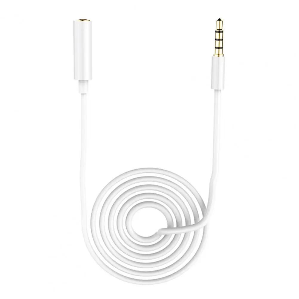 Earphone Extension Cable Audio Cable 3.5mm Male To Female 1-meter Computer Adapter Extension Cable MP3/4 Phone Extension Cables