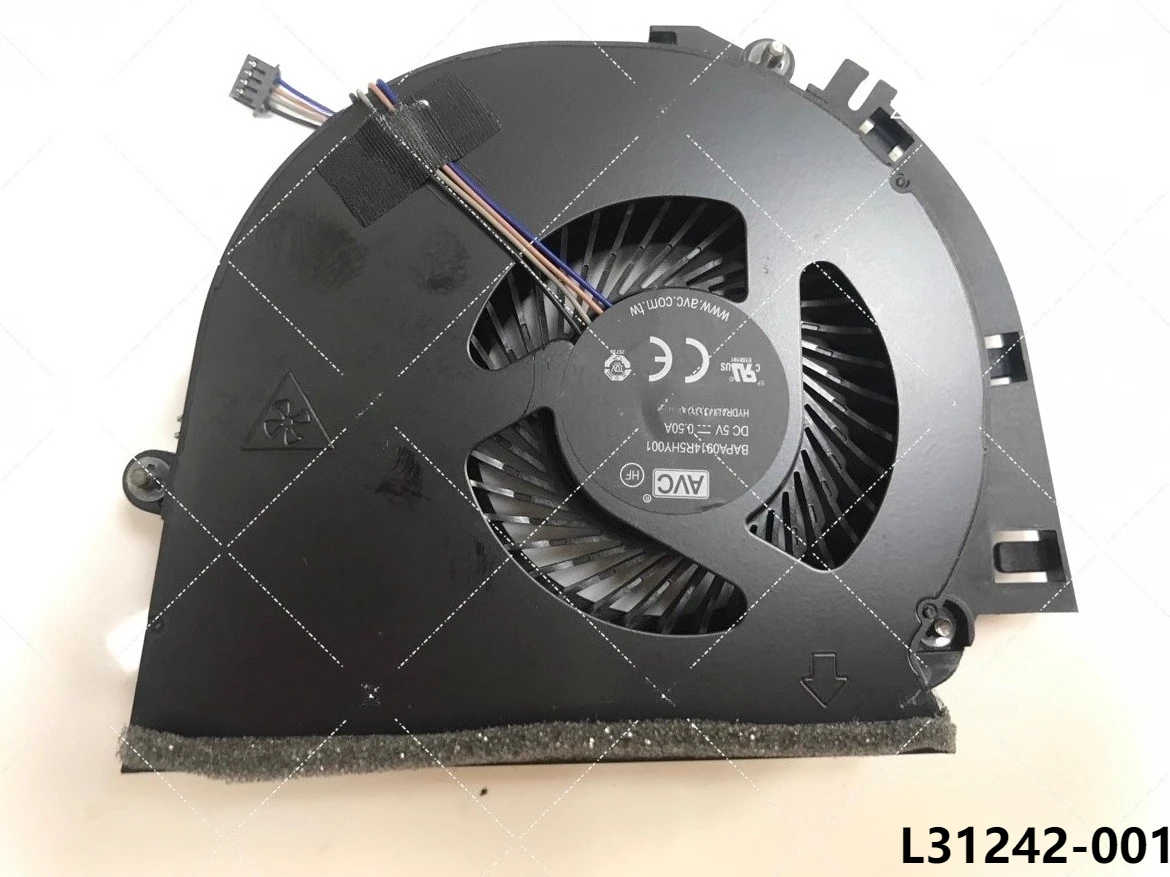 مروحة تبريد لـ HP Zbook 17 G5 G6 N18E HSN-Q12C L31246-001 L31242-001 L31243-001 مشعاع تبريد