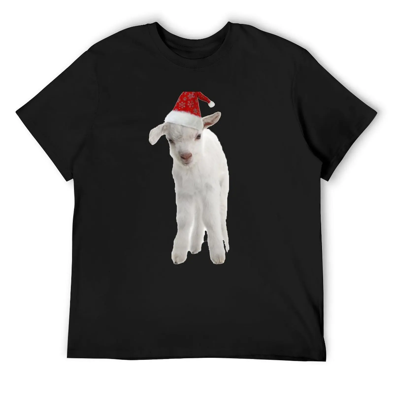 

goat christmas T-Shirt new edition man clothes men t shirts