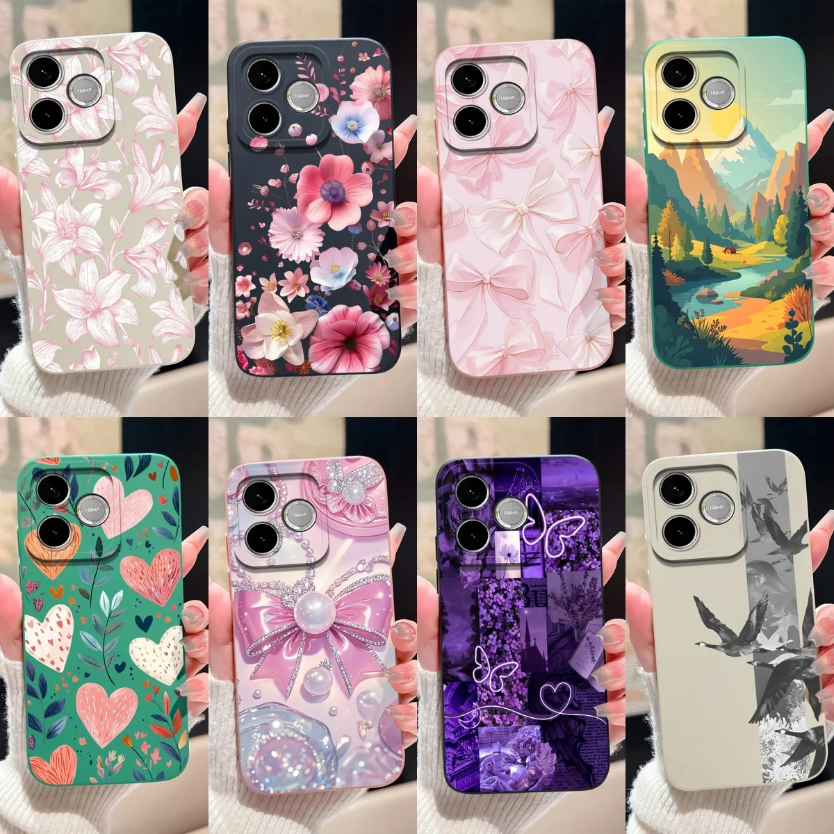 Für Honor 600 Pro Lite 500 Smart Case Candy Color Floral Langlebiger, sturzsicherer, einfacher Stoßfänger für Honor 600Pro 600Lite 500Smart Coque