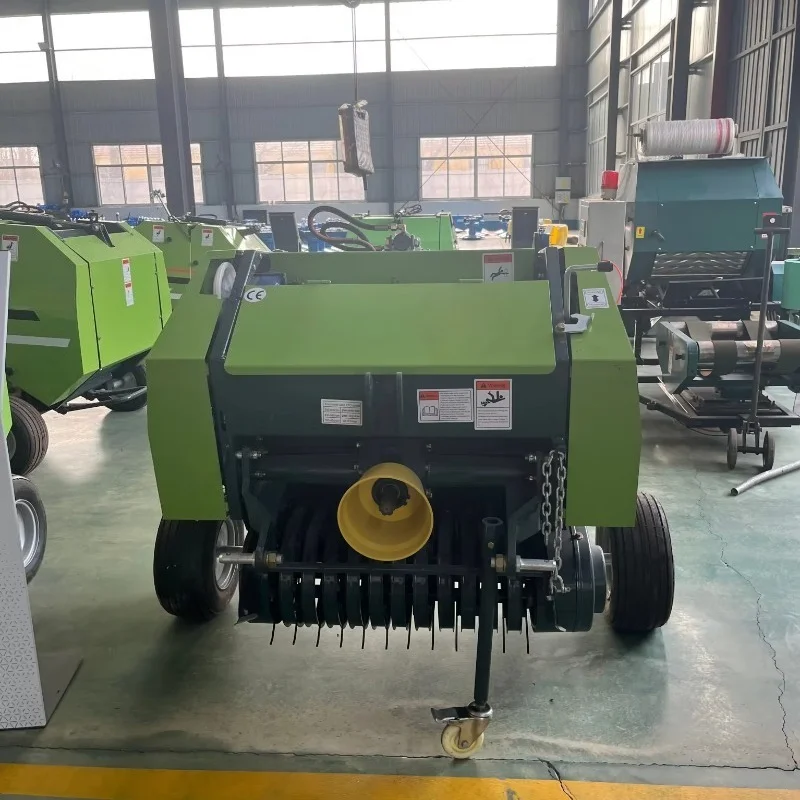 Customized Mini Hydraulic Baling Press Grass Pine Straw Packing Baler Machine For Farm Waste Compression