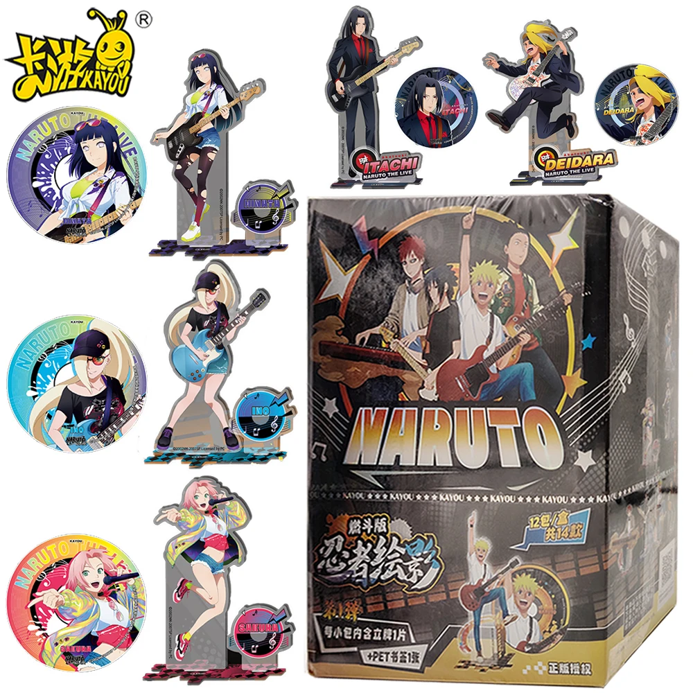 

New KAYOU Genuine Naruto Children's Collection Festival Gift Hyūga Hinata Creative Model Ornament Fun Stand Acrylic Figure Toy