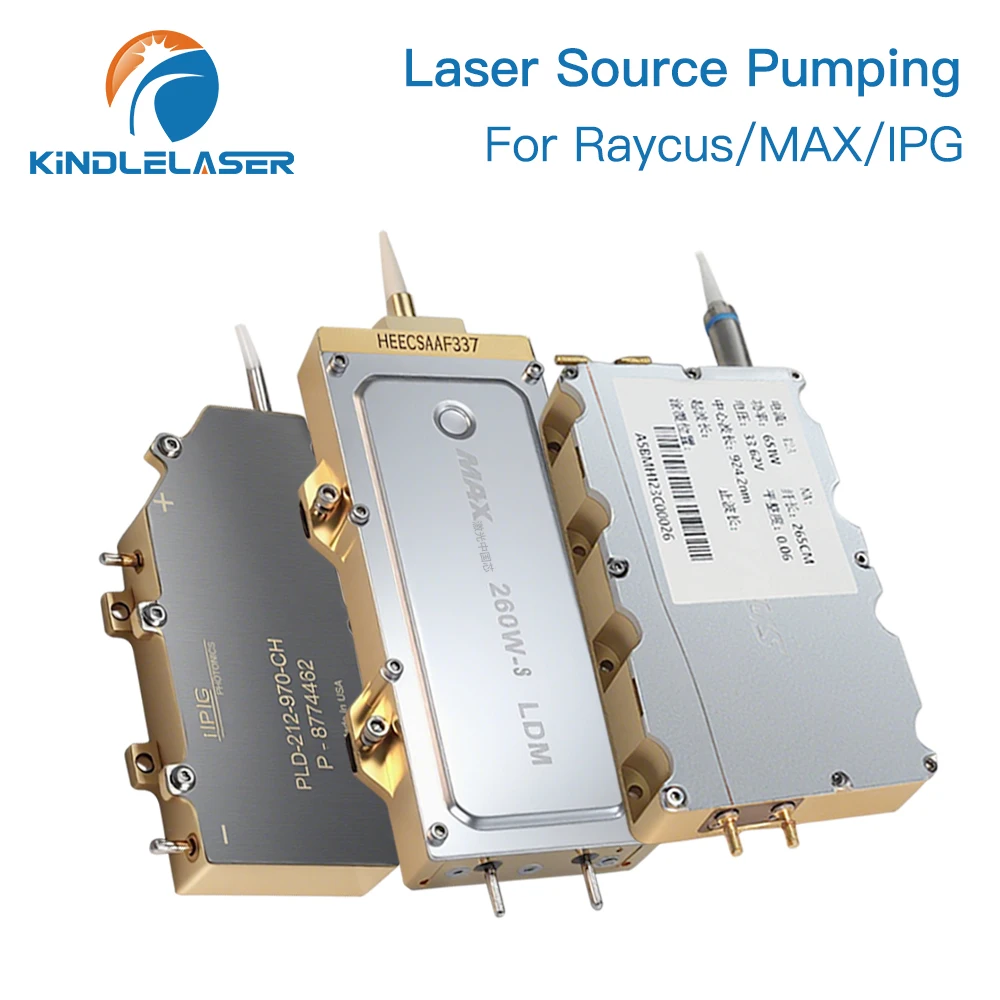 Laser Source Pu mping /MAX/IPG 120W 500W 1064nm DC36V Fiber Laser Cutting Engraving Machine Modification Kit