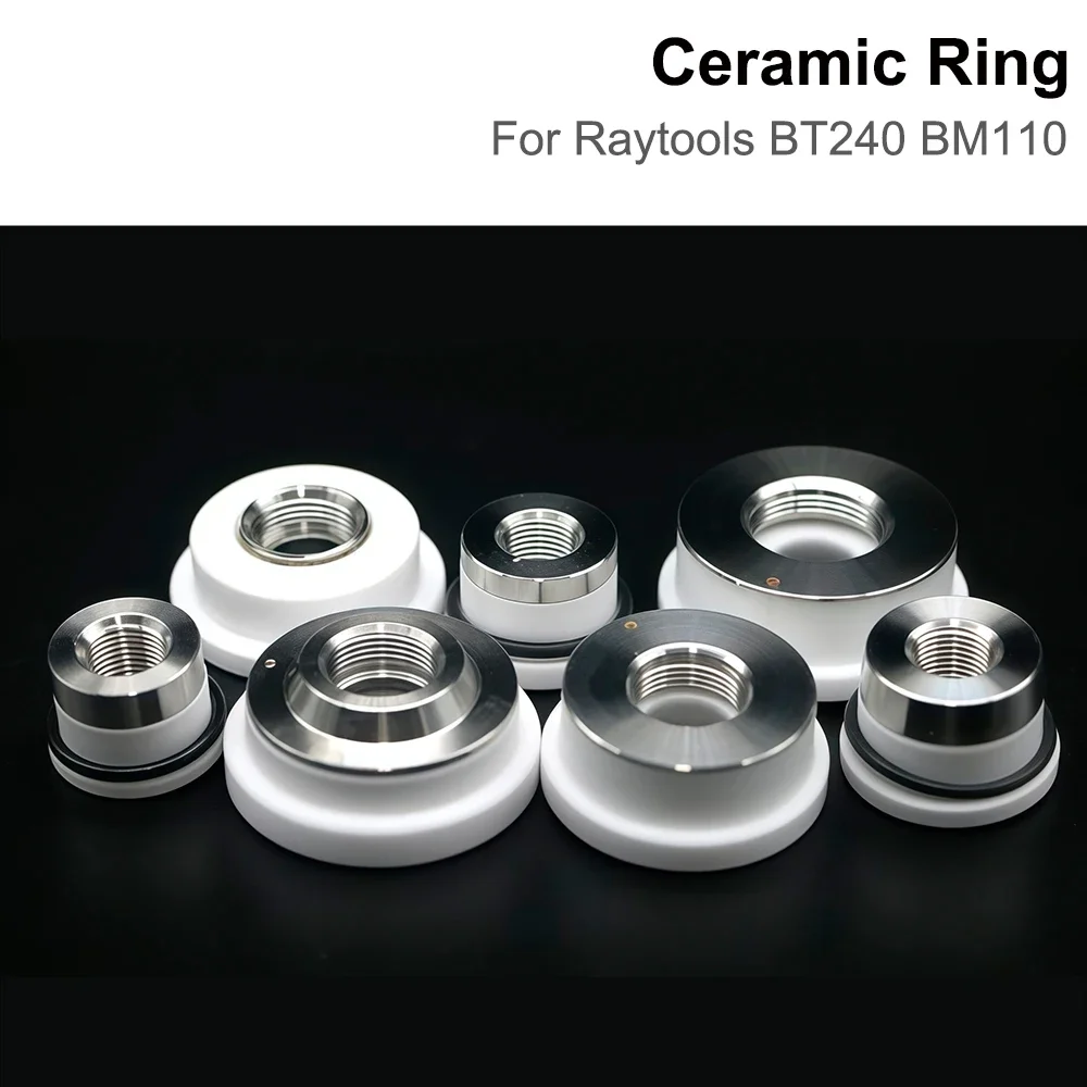 Original Raytools Ceramic Laser Ring Diameter 28 32mm M11 M14 Ceramic Nozzle Holder Raytools BT240 BT230 BM110 114 1202740001