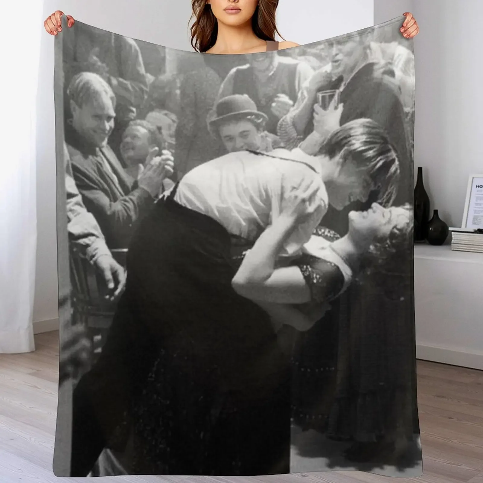 New Jack Rose Throw Blanket Travel Size Cozy Blanket for Plane Train